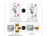 Alloy Metal Spring Trigger Lobster Clasp Clip