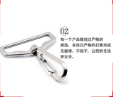 Metal carbiner 40mm for shoulder strap