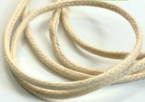 Natural cotton wax cord