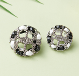 New - Lambskin Chain metal shank buttons
