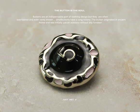 #5 metal shank oil drop buttons