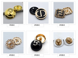 Oil drop sun shape shank button