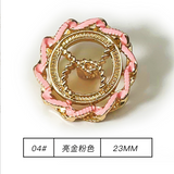 Oil drop sun shape shank button