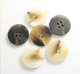Flat Stick Flower Spot Resin Buttons 4-Holes Button