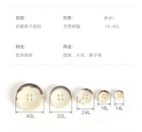 HENGC 4 Holes Large Wood Yellow Resin Buttons