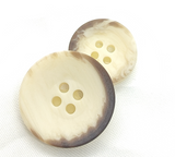 HENGC 4 Holes Large Wood Yellow Resin Buttons
