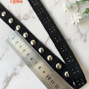Studs on herringbone tape