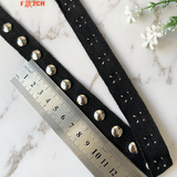 Studs on herringbone tape