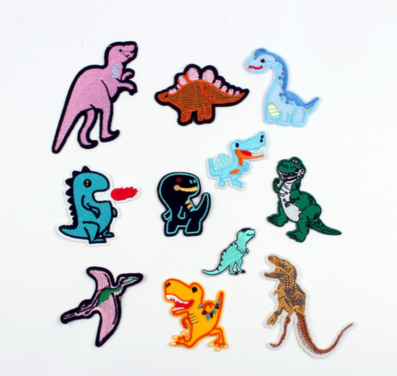 Emb patches - Dinosaur（Iron on）