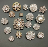 New - diamante buttons