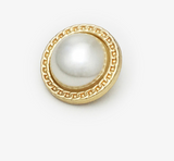 Pearl button with chain eddging shank buttons