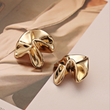 NEW-Scrunched metal shank buttons