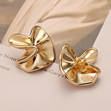 NEW-Scrunched metal shank buttons