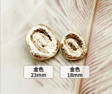 NEW - Metal bean shank buttons
