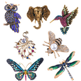 New - Diamante broches