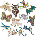 New - Diamante broches