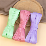 Satin Bias Tape (10mm) Double Fold Satin Binding Bias Ribbon