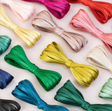 Satin Bias Tape (10mm) Double Fold Satin Binding Bias Ribbon