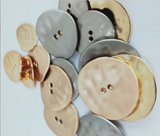 New - 2hole metal buttons