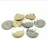 New - 2hole metal buttons