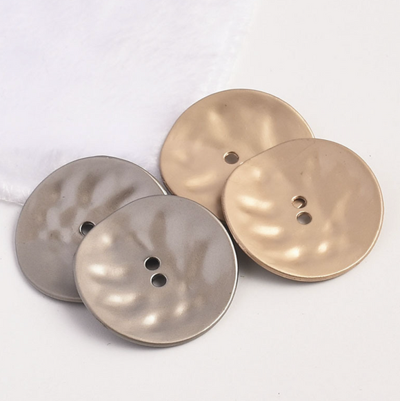 New - 2hole metal buttons