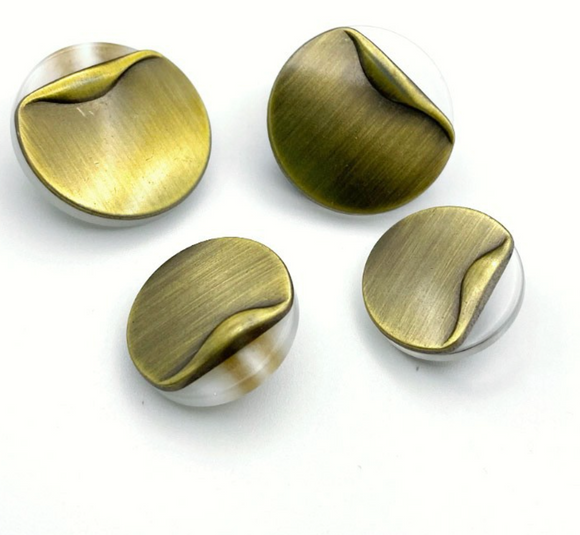 Rolling edging shank buttons