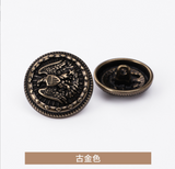 Eagle metal shank buttons