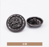 Eagle metal shank buttons