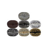 New - coffeebean shank buttons