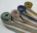 New - 50mm wide nylong webbing with lurex threading