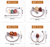 NEW -Long Marble Decorative Bulldog Metal buckle for Bikini Beachwear