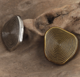 New - Swirle metal shank buttons