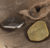 New - Swirle metal shank buttons