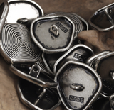New - Swirle metal shank buttons