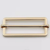 Flat threading metal slider