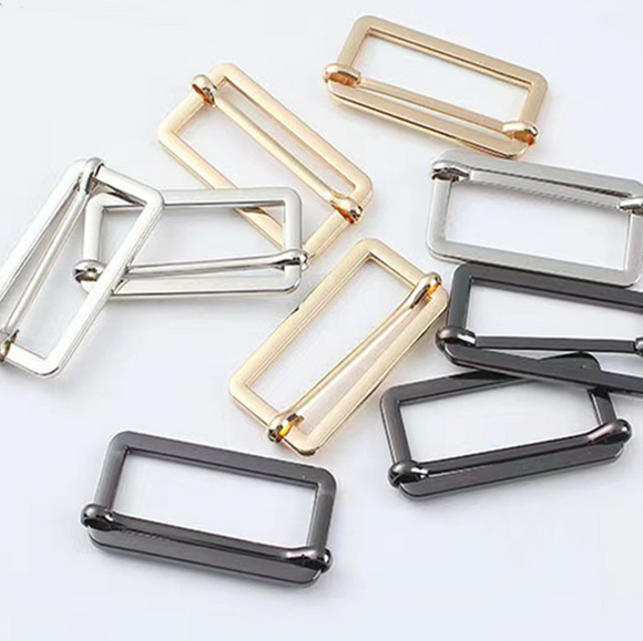 Flat threading metal slider