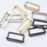 Flat threading metal slider