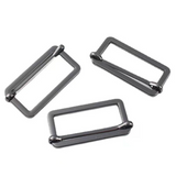 Flat threading metal slider