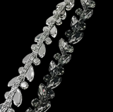 Custom Colors Precious Glass Rhinestone Chain Trim for Clothes/shoes/bags Accessories