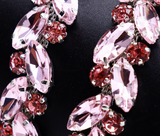 Custom Colors Precious Glass Rhinestone Chain Trim for Clothes/shoes/bags Accessories