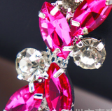 Custom Colors Precious Glass Rhinestone Chain Trim for Clothes/shoes/bags Accessories