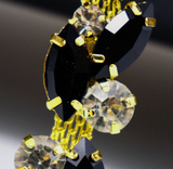 Custom Colors Precious Glass Rhinestone Chain Trim for Clothes/shoes/bags Accessories