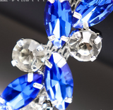 Custom Colors Precious Glass Rhinestone Chain Trim for Clothes/shoes/bags Accessories