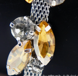 Custom Colors Precious Glass Rhinestone Chain Trim for Clothes/shoes/bags Accessories