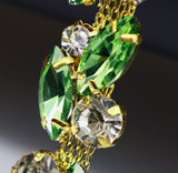 Custom Colors Precious Glass Rhinestone Chain Trim for Clothes/shoes/bags Accessories