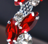 Custom Colors Precious Glass Rhinestone Chain Trim for Clothes/shoes/bags Accessories