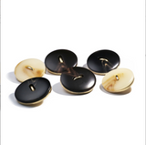 {2025 NEW}Resin Horn Pattern Metal Buttons