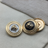 {2025 New)Vintage Versace Black Medusa Buttons