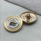 {2025 New)Vintage Versace Black Medusa Buttons