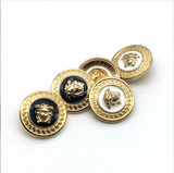 {2025 New)Vintage Versace Black Medusa Buttons